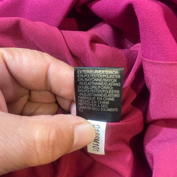 Tahari Pink Blazer Chic Suit Jacket Size 16 (NWT) - Picture 8 of 10